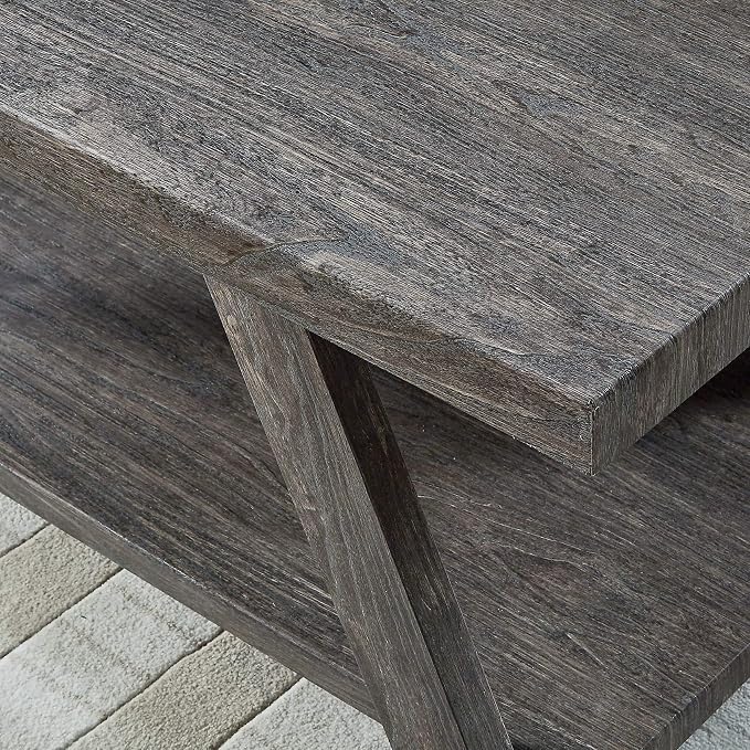 Contemporary Gray Side Table - Image 3