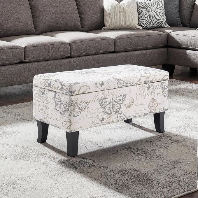 Convenience Concepts Designs4Comfort Winslow Storage Ottoman Bench 32" - Image 2