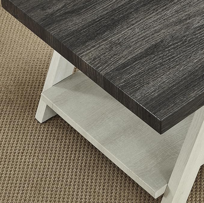 Contemporary Two-Tone End Table - Image 3