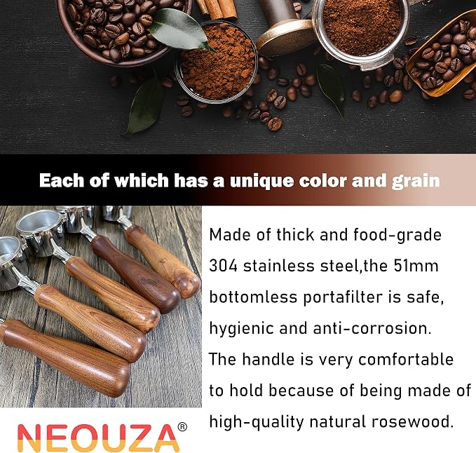 NEOUZA 51mm Bottomless Portafilter Compatible - Image 8
