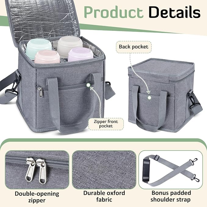 INFANZIA Insulated 4 Cup Drink Carrier - Image 4