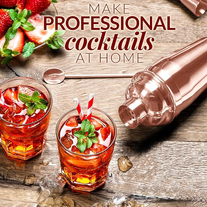 Zulay Cocktail Shaker Set - Image 3