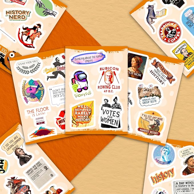 100Pcs History Stickers - Image 4
