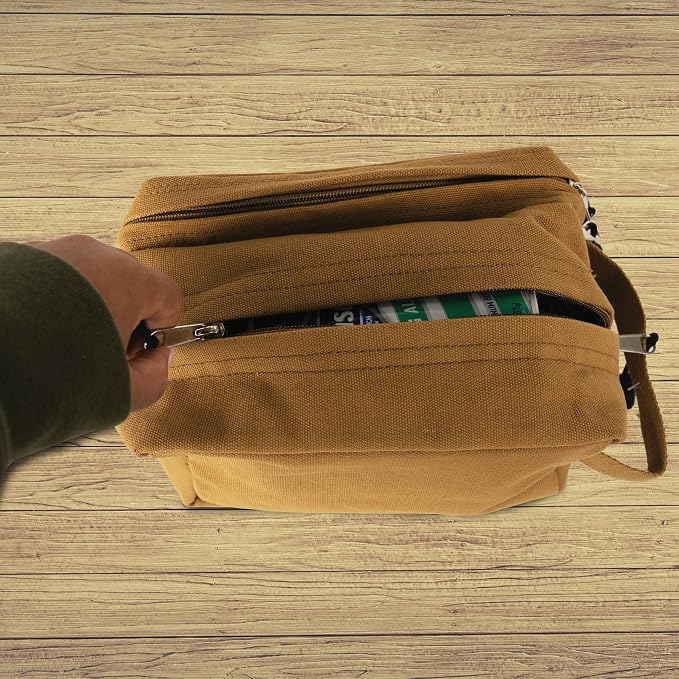 Rothco Canvas Dual Compartment Travel Kit - Image 2