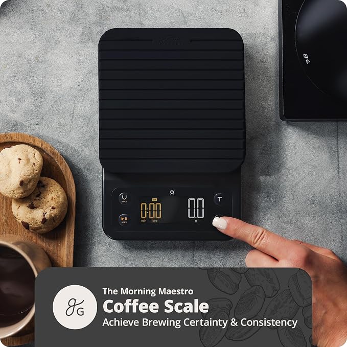 Greater Goods Electric Gooseneck Kettle, Coffee Scale, and Espresso Scale - Image 6