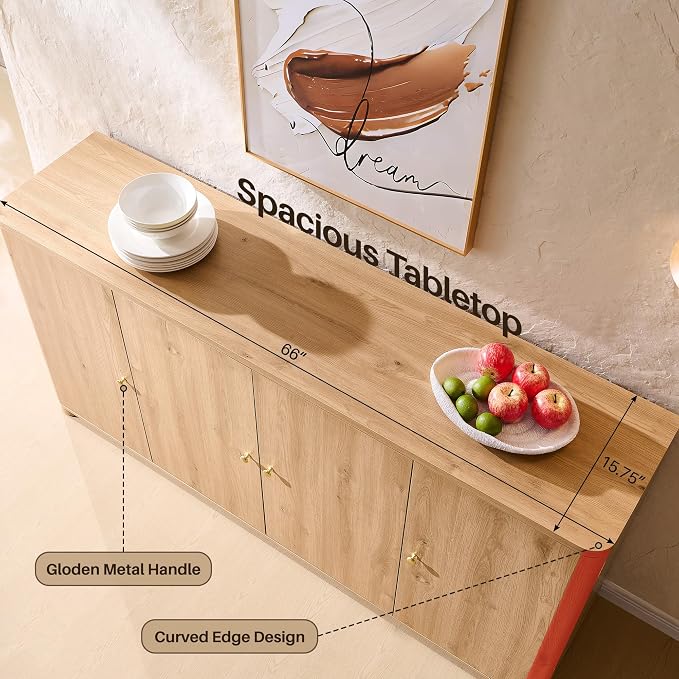 IFGET Curved Buffet Cabinet - Image 5