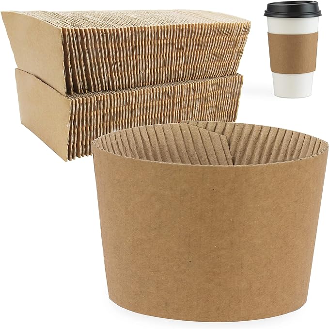 FMP Brands Kraft Coffee Cup Sleeves Disposable by FMPBrands