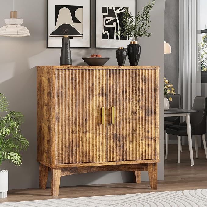 Xixini Fluted Sideboard Buffet Cabinet - Image 7