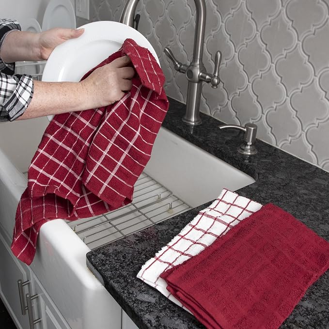 Ritz Premium 3-Pack Kitchen Towel & 6-Pack Dish Cloth Set - Image 4
