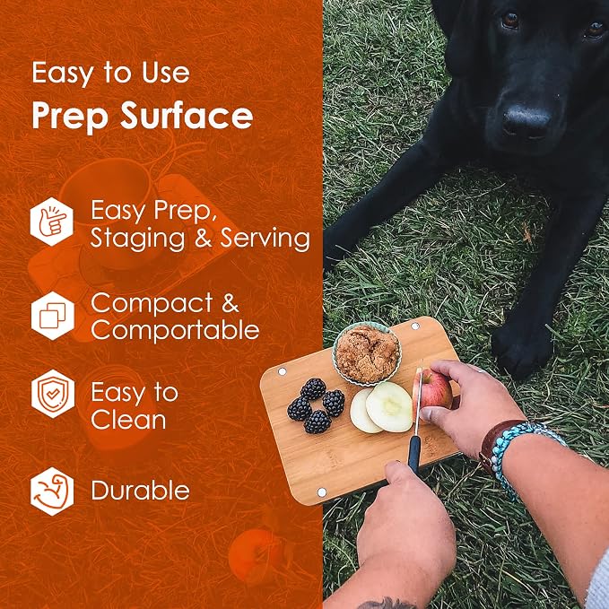 nCamp K2G Basic Compact Cooking Stove and Prep Surface Board Outdoor Camping - Image 6