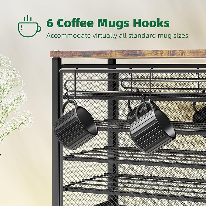Simple Trending 5 Tier Coffee Pod Holder - Image 6