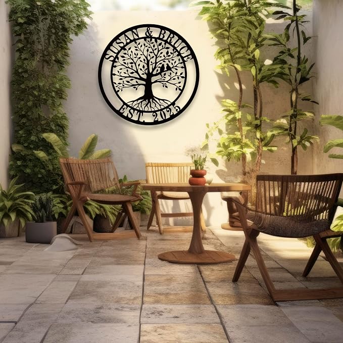 Personalized Tree of Life Metal Sign, Custom Metal Signs, Tree of Life - Image 8