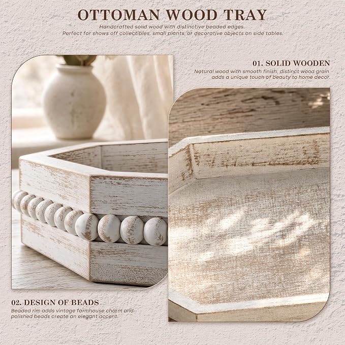 EOSAHR Rustic Decorative Tray - Image 6