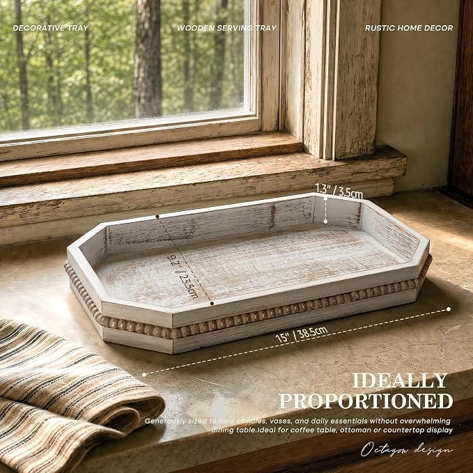 EOSAHR Rustic Decorative Tray - Image 2