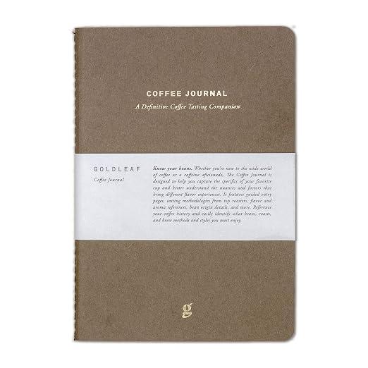 Goldleaf Barista Coffee Log Book by Unknown