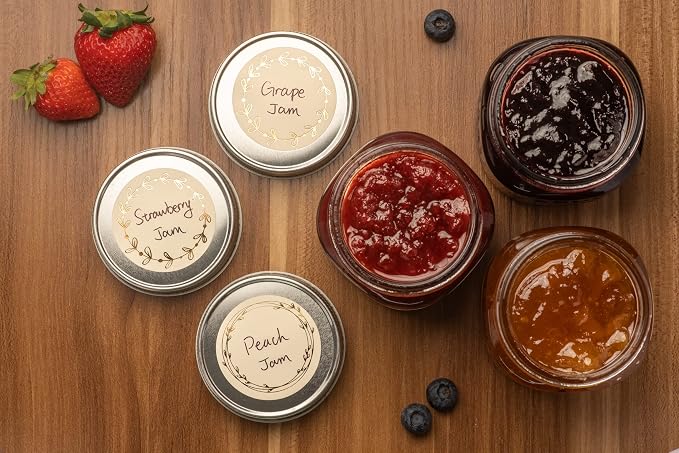 MONEST Waterproof & Oil Resistant Jar & Lid Stickers - Image 3