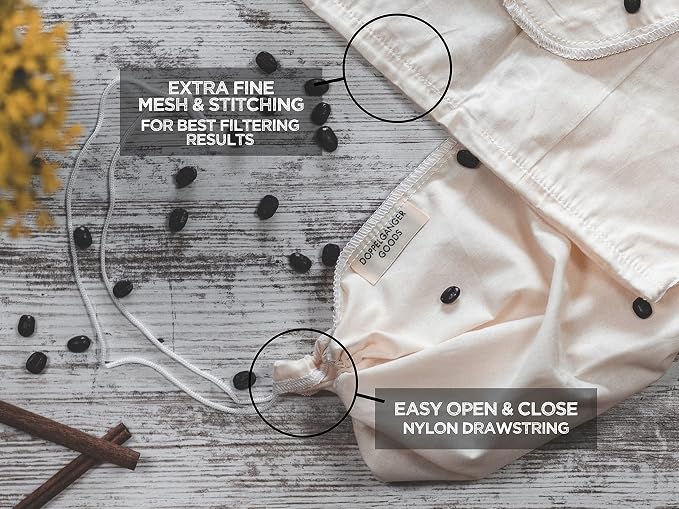 Organic Cotton Cold Brew Coffee Bag - Image 2