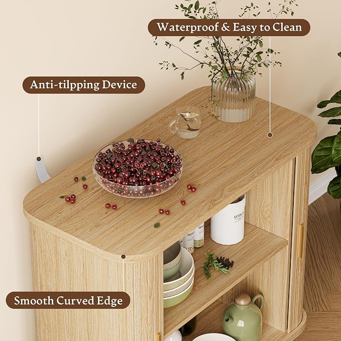 Xixini Sideboard Buffet Cabinet - Image 6
