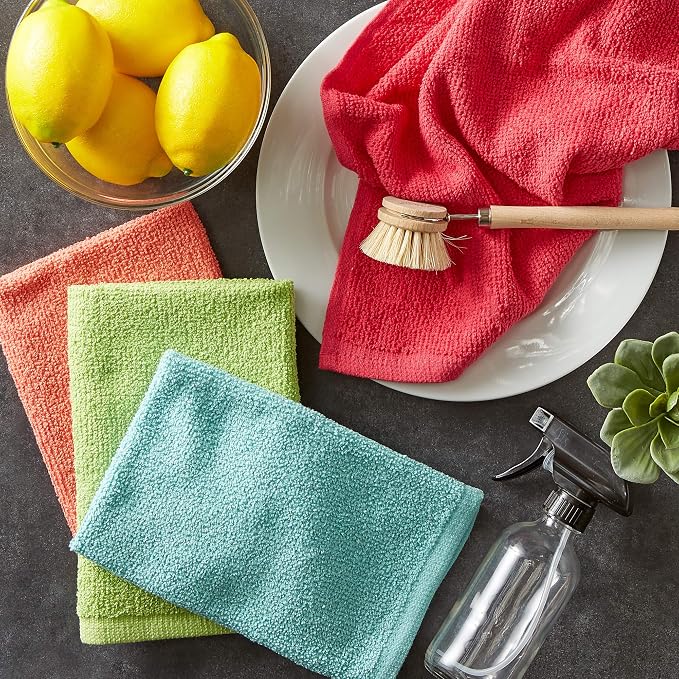 DII Basic Barmop Collection Multi-Purpose Cleaning, Dishtowel Set, 4 Piece - Image 4