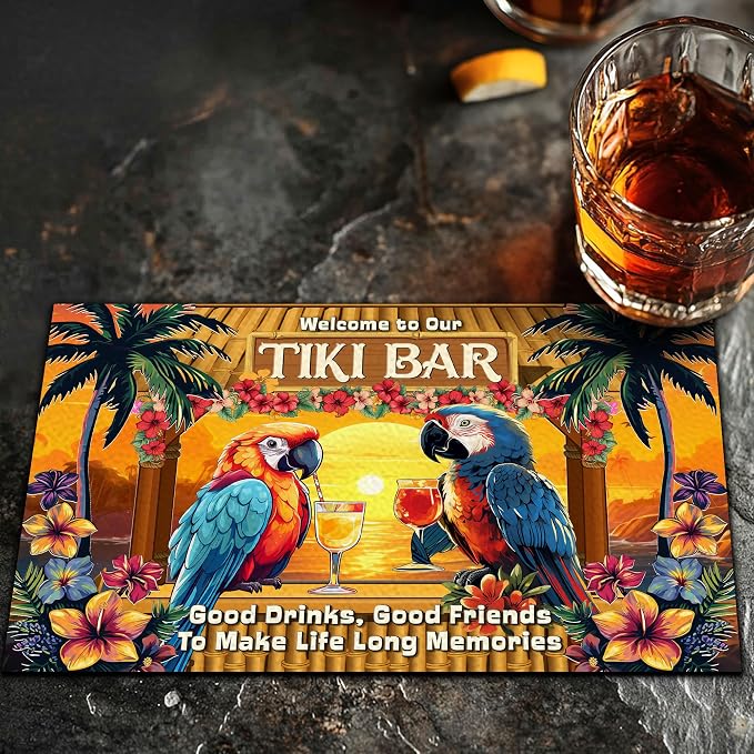 THUYPT Personalized Tiki Bar Mat, Dish Drying Mat - Image 3