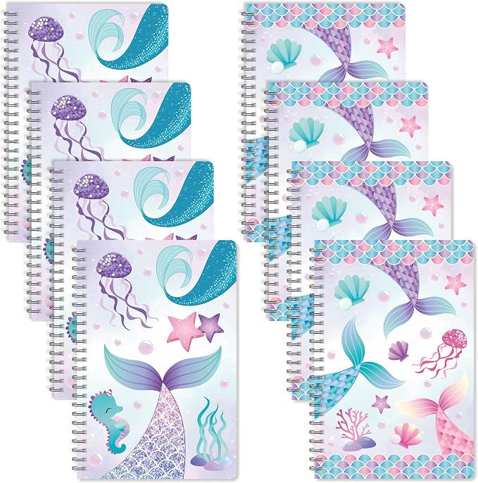 B1ykin Mermaid Spiral Notebooks by B1ykin
