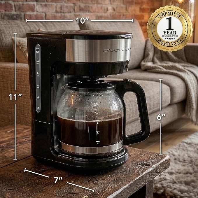 OVENTE 12-Cup Drip Coffee Maker - Image 7