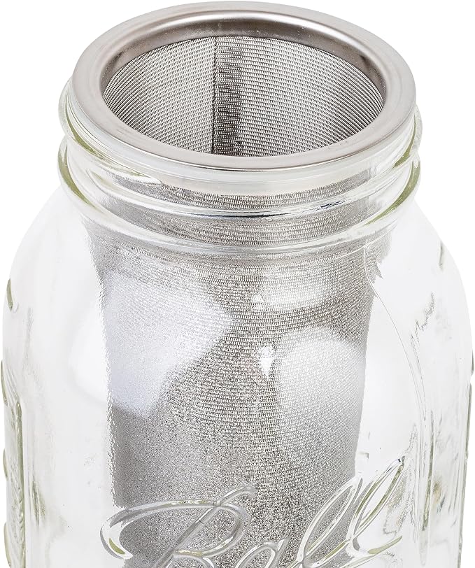 Brewing America Mason Jar Cold Brew Coffee Maker Infuser: Made in USA Wide - Image 5