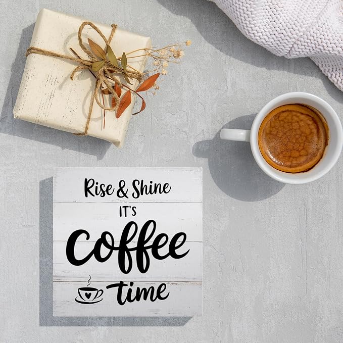 Coffee Bar Station Accessories Decor - Image 7