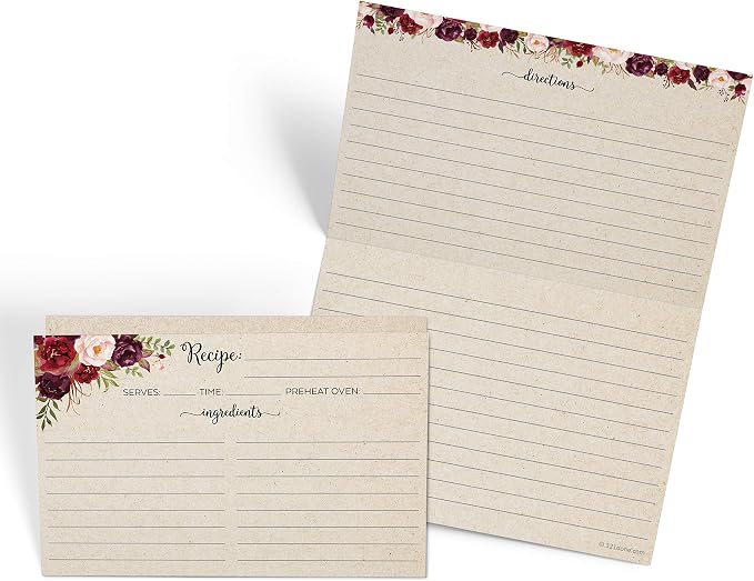 321Done Folding Recipe Cards by 321Done