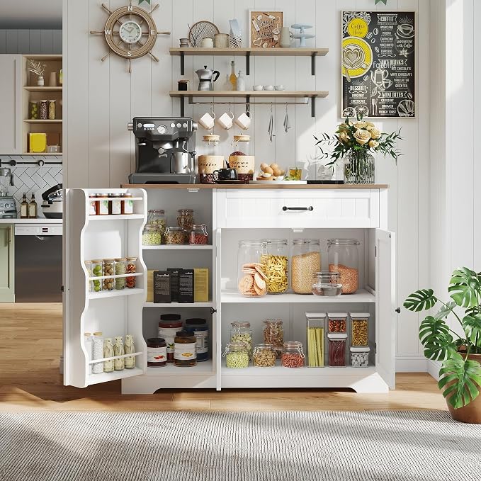 Gizoon Kitchen Coffee Bar Cabinet - Image 8
