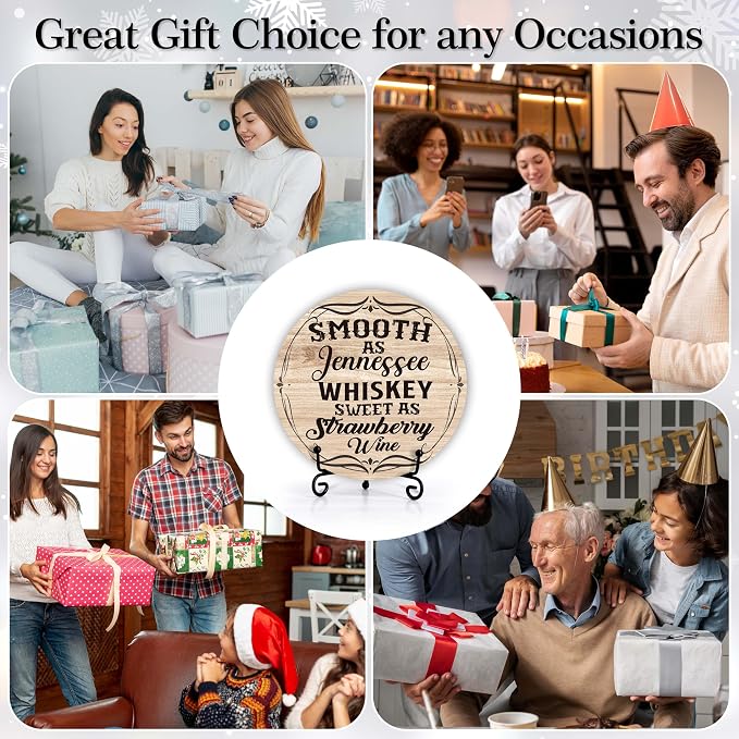Country Home Decor, Home Bar Decor Accessories, Smooth As Tennessee Whiskey - Image 6