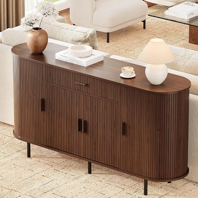 ONBRILL 63“ Sideboard Buffet Cabinet - Image 9