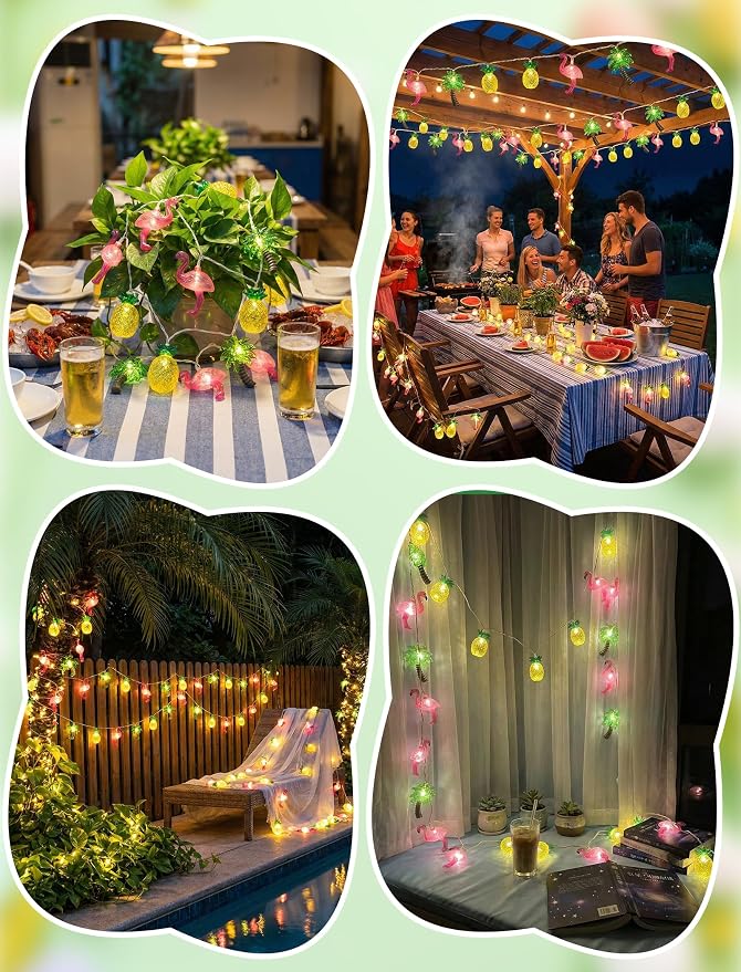 8.5Ft Summer Beach Hawaiian String Lights Outdoor - Image 8