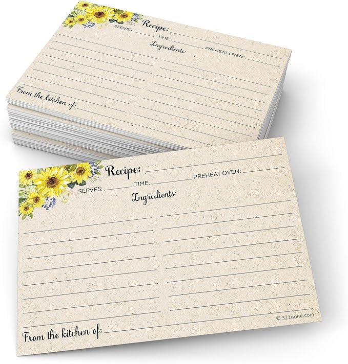 321Done Recipe Cards by 321Done