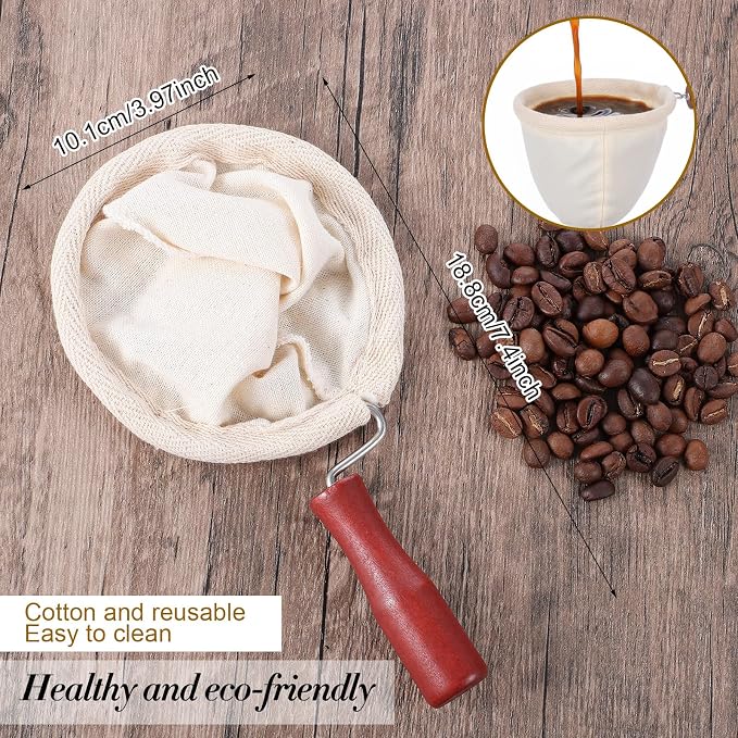 Cloth Coffee Filter Flannel Coffee Bag Strainer - Image 3