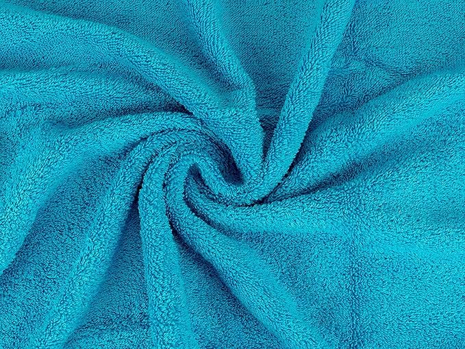 CASA COPENHAGEN Solitaire 6 Pieces Towel Set- Teal Blue, 600 GSM 2 Bath Towel 2 - Image 5