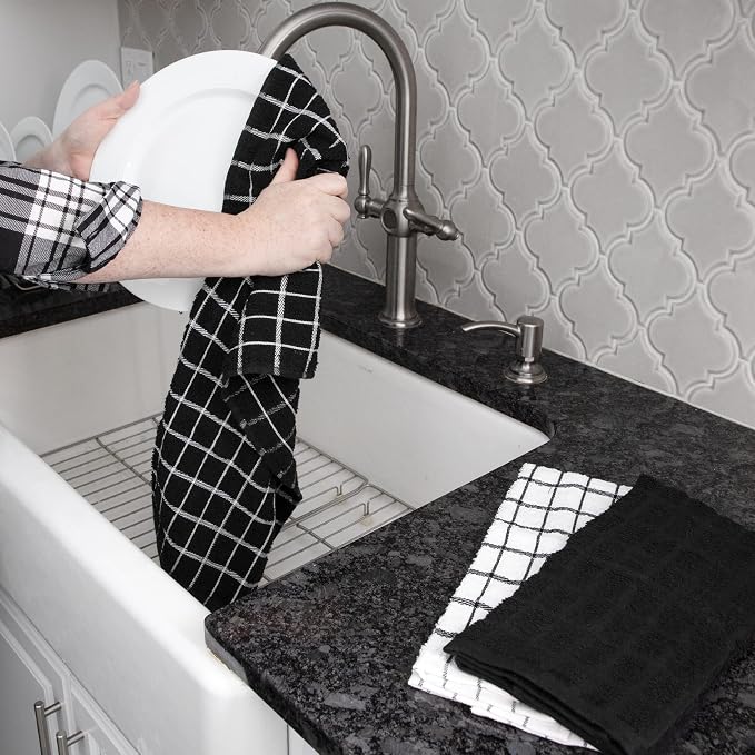 Ritz Premium 3-Pack Kitchen Towel & 6-Pack Dish Cloth Set - Image 4