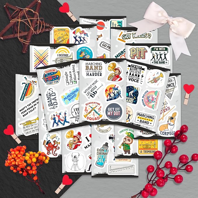 100Pcs Marching Band Stickers - Image 7