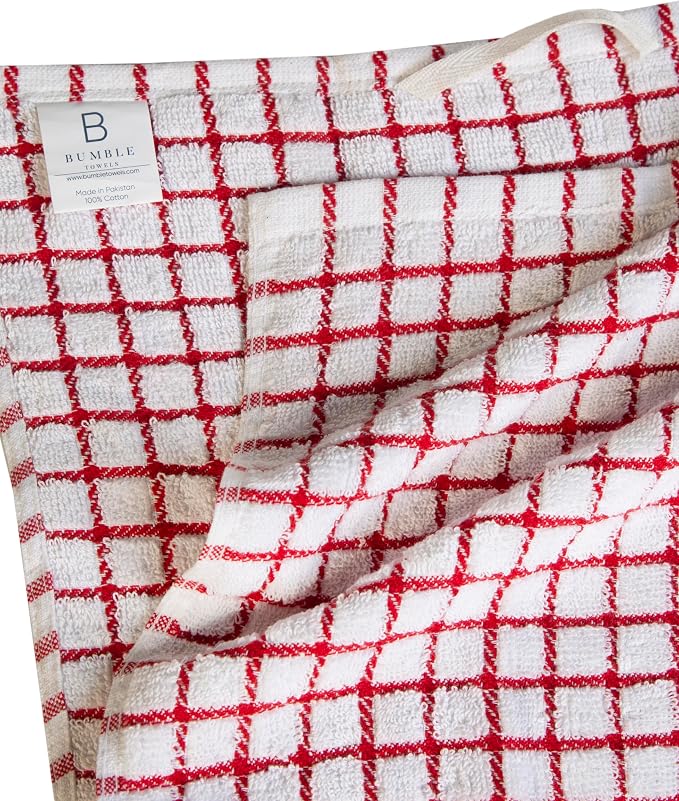 Bumble Kitchen Towels | 16” x 28” | 100% Cotton Kitchen Towels | 385 GSM | Soft - Image 4