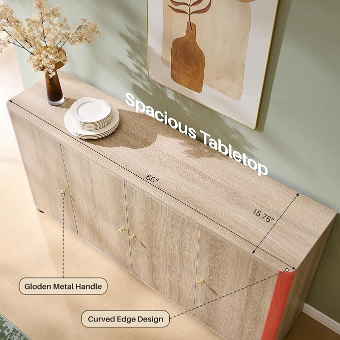 IFGET Curved Buffet Cabinet - Image 5