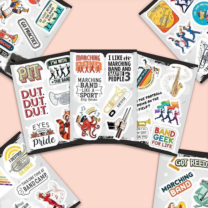 100Pcs Marching Band Stickers - Image 5