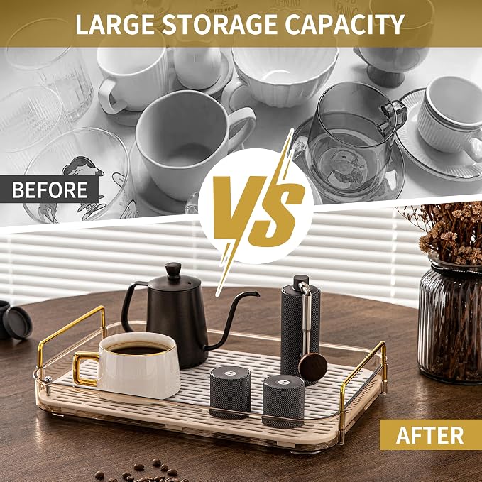 Coffee Bar Accessories, Station Organizers, Large Capacity Storage - Image 3