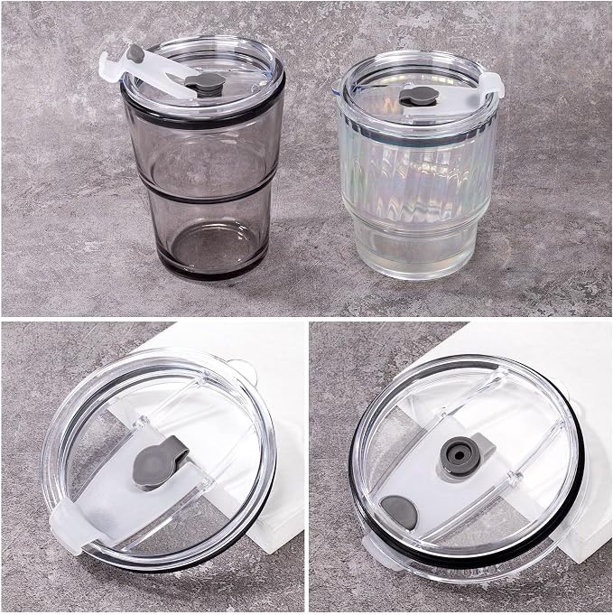 HINZIC 5 Pack Replacement Lids for 20 oz Tumbler, Travel Spill Proof Resistant - Image 5