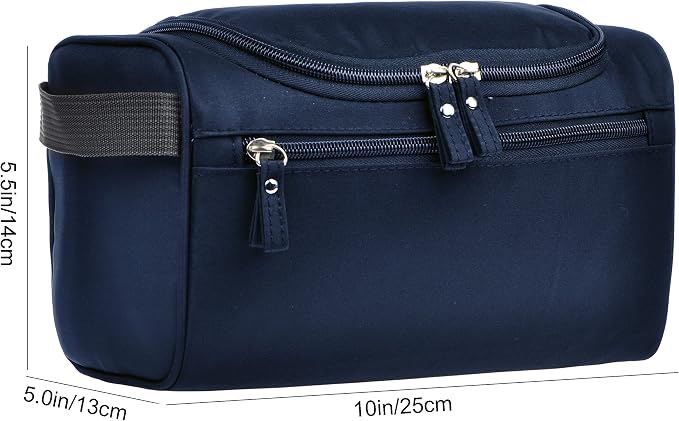 Vercord Mens Toiletry Bag Wash Travel Small Shaving Dop Kit Shower Bathroom - Image 3