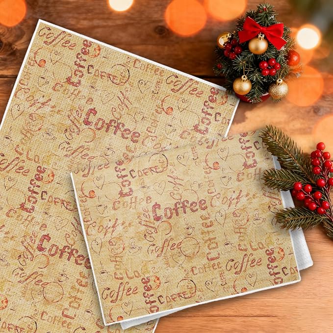 Vintage Coffee Kitchen Towels, Coffee Lovers Gifts - Image 6