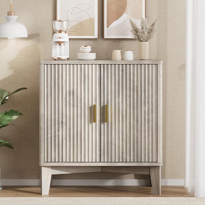 Xixini Fluted Sideboard Buffet Cabinet - Image 3