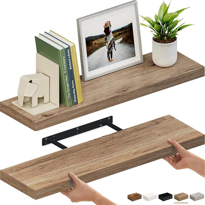 Ballucci Floating Shelves for Wall, by Ballucci