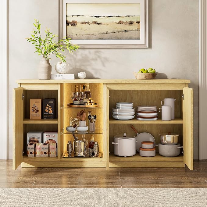 iPormis Sideboard Buffet Cabinet - Image 5