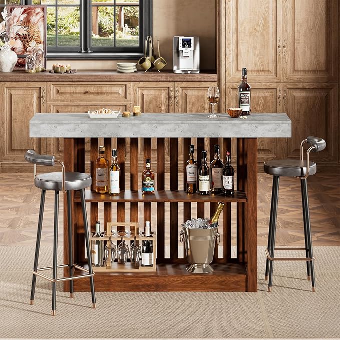 GarveeHome 63" Long Bar Table - Image 8