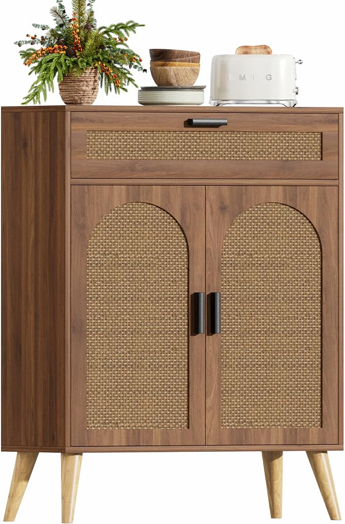 Kaiershi Rattan Buffet Cabinet - Image 9